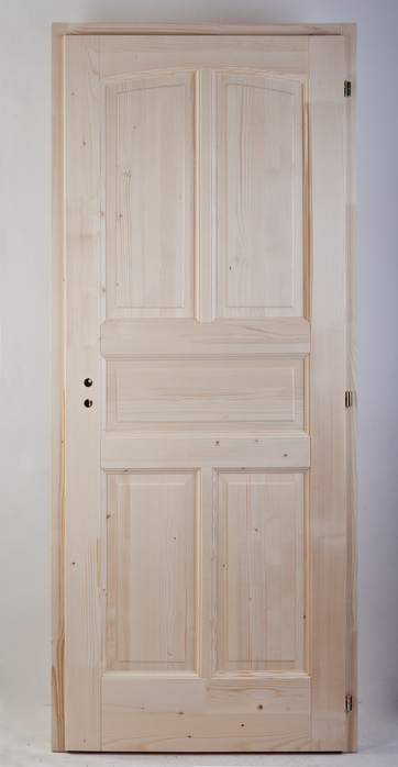 Belt�ri ajt� 5 kazett�s, �ves, t�m�r, natur feny� UTH tokkal 100 x 210 x 12